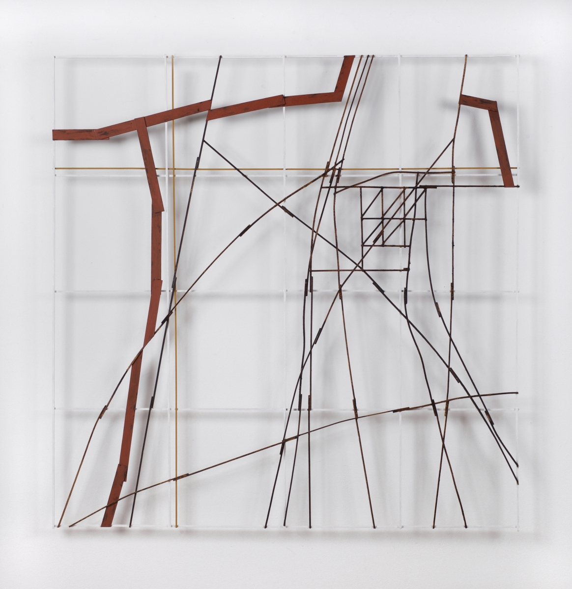 Sueldon, 2020, Painted wood, 100x100cm