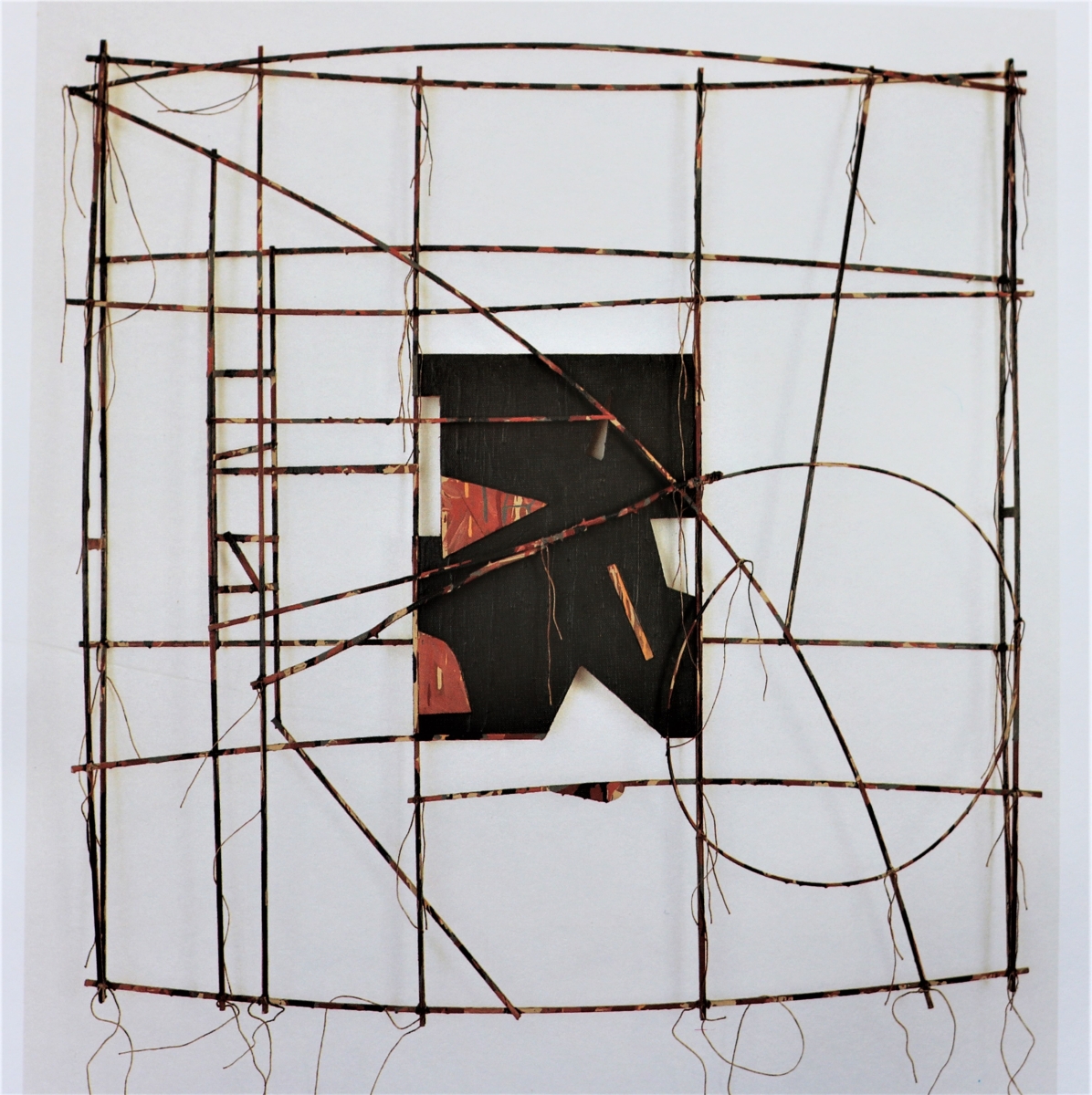 Thargelia, 1987, Painted wood, 100x100cm