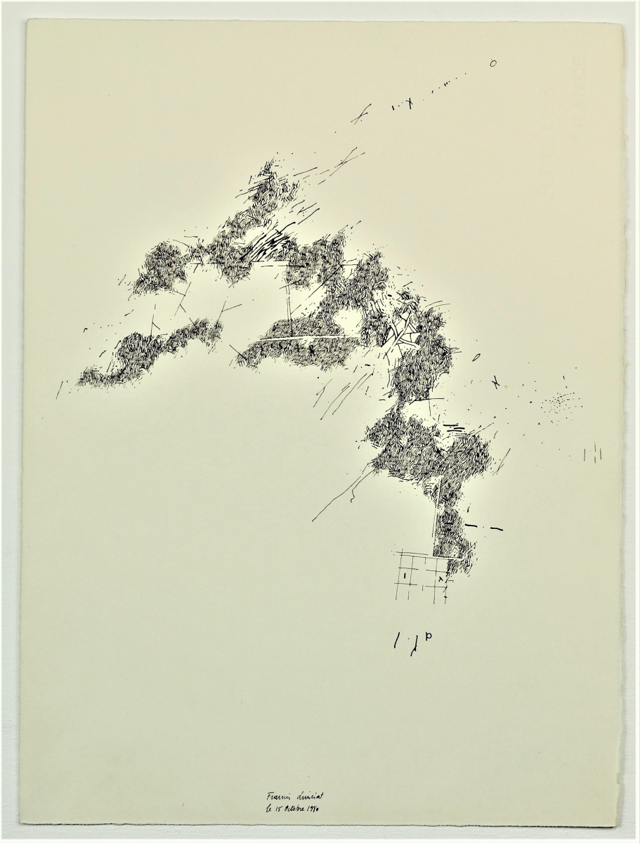Sans titre, 1980, Ink on paper, 38x28cm
